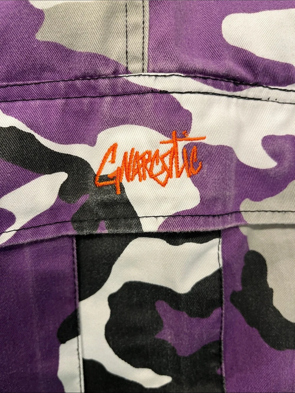Gnarcotic “ Four Loko” Camo Cargo Pants Sz 28-31 Adjustable -Unisex Streetwear